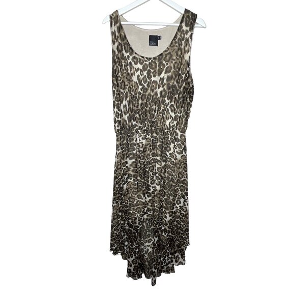 ASOS Curve Leopard Print Maxi Dress Size 14 - Picture 1 of 12